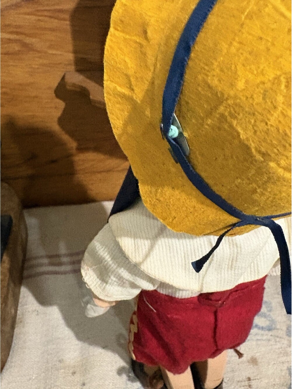 Antique 1939 Crown toy Co Pinocchio Walt Disney Composition Doll, Complete - Picture 10 of 15